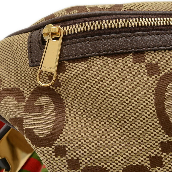 Gucci Jumbo GG Canvas Body Bag Beige - Picture 3 of 6